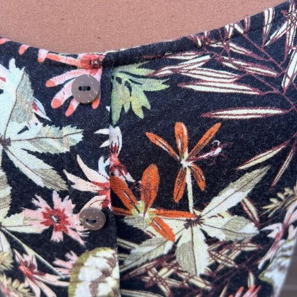 Xhilaration Casual Floral Fit & Flare Skater Dress Ruffle Cap Sleeves Juniors’ M - Picture 7 of 9